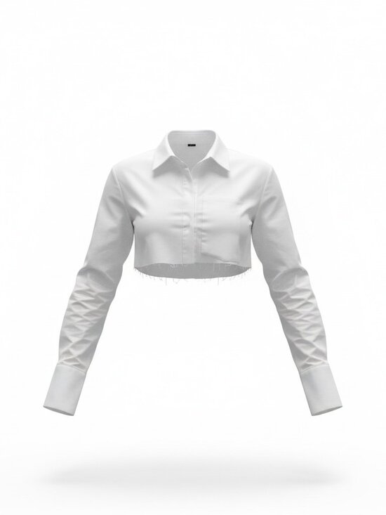 Cezele Tops - Cezele Cropped Shirt NWT